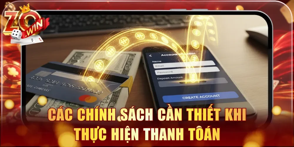 Các chính sách cần thiết khi thực hiện thanh toán