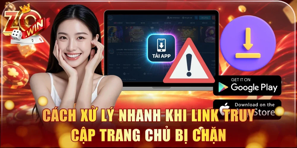Cách xử lý nhanh khi link truy cập trang chủ bị chặn