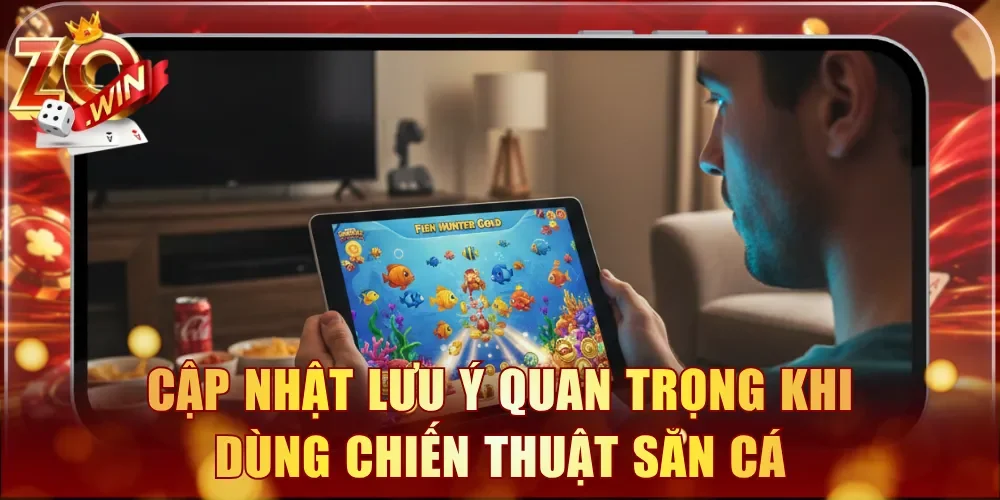 Cập nhật lưu ý quan trọng khi dùng chiến thuật săn cá