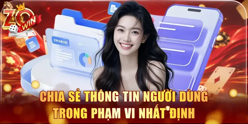 Chia sẻ thông tin người dùng trong phạm vi nhất định
