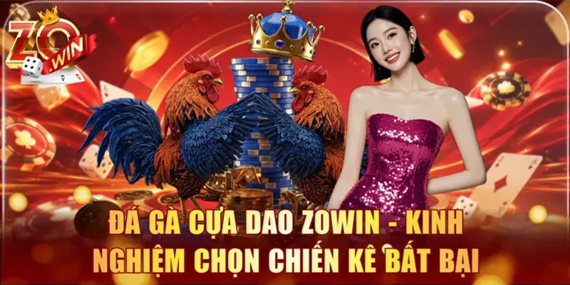Đá gà cựa dao Zowin