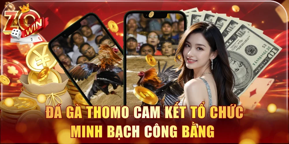 Đá gà Thomo cam kết tổ chức minh bạch công bằng