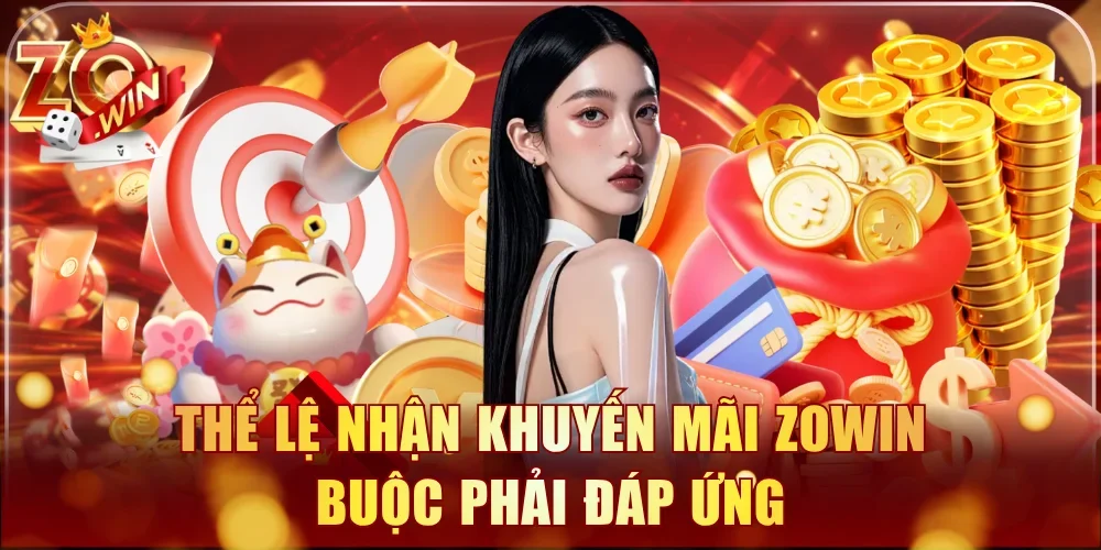 Thể lệ nhận khuyến mãi Zowin buộc đáp ứng