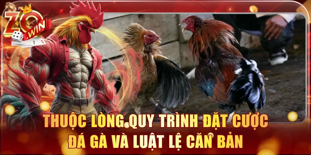 Thuộc lòng quy trình đặt cược đá gà và luật lệ căn bản
