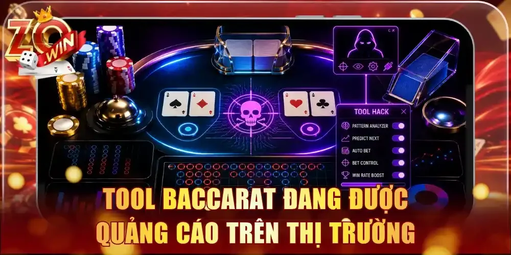Tool Baccarat đang được quảng cáo trên thị trường