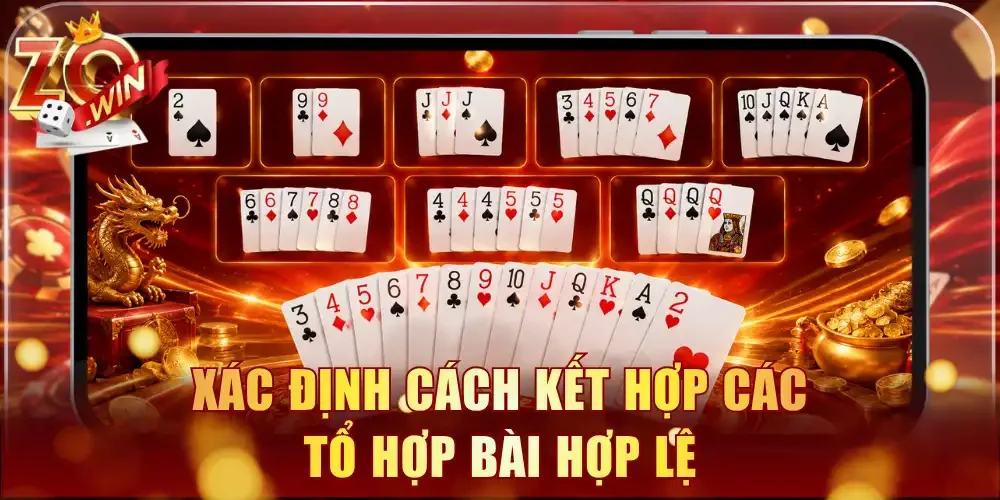 Xác định cách kết hợp các tổ hợp bài hợp lệ